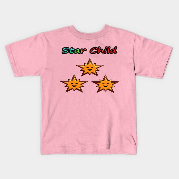 Star Child Kids T-Shirt by Prodanrage2018